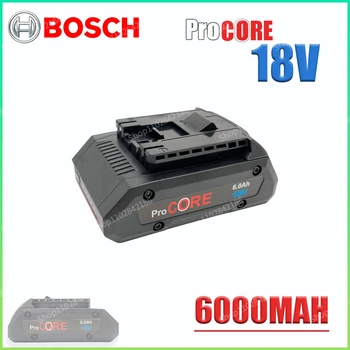 18V 6.0 Á ProCORE Csere Akkumulátor Bosch Professional Rendszer Vezeték nélküli Eszközök BAT609 BAT618 GBA18V80 21700 Cella