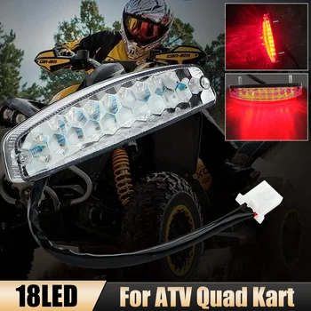 1db LED-es Hátsó Lámpák Motor Világítás Farok féklámpa töltésjelző Az ATV Quad Gokart Egyetemes Racer Motoros Kiegészítők
