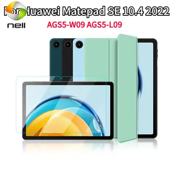 A Huawei MatePad SE 10.4 2022 Esetben Ultra Vékony Smart Cover a Matepad SE AGS5-L09 W09 a 1db Védő Üveg Film