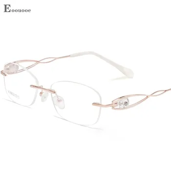 A Nők Szemüveg Keret Keret Nélküli Optika Receptet Crystal Design