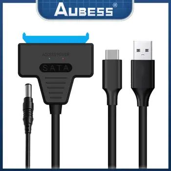 Aubess USB-SATA 3 Kábel-Sata USB 3.0 Adapter AKÁR 6 Gbps Támogatása 2.5 Inch Külső SSD HDD Merevlemez 22 Pin Sata III A25 2.0