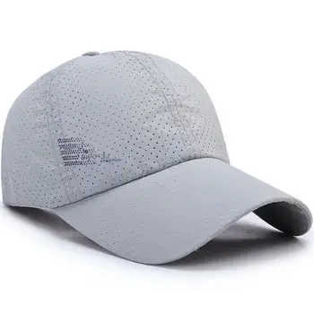 Baseball Sapka Unisex Gyors-Száraz Golf Halászati Kalap Lélegző Mesh Állítható Férfiak Nők Levelet Design Nyáron napvédő Sapka 모자