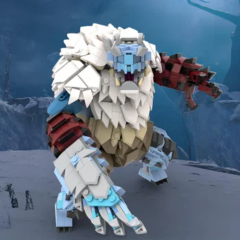 BuildMoc Forró Játék Karakter Monstered Huntered Goss Harag Épület-Blokk, Mecha Szörny Warcraft Kreativitás Tégla Gyerek Játékok Ajándék