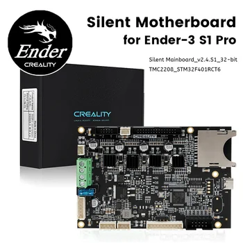 Creality Ender-3 S1 Pro Csendes Alaplapja Készlet 32 Bites V2.4.S1 3D-s Nyomtató Alkatrészek Korszerűsített Nagy Teljesítményű TMC2208 STM32F401RCT6