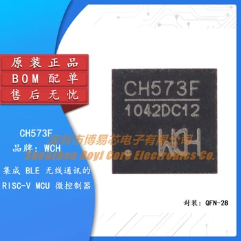 Eredeti eredeti CH573F QFN-28 Integrált 32-bites RISC Mikrokontroller Chip BLE Vezeték nélküli Kommunikáció