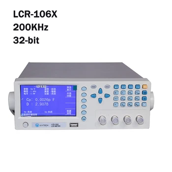LCR-106X Pontosságú 32-Bites processzor LCD Kijelző LCR ESR Mérő Digitális LCR Híd Teszter Kína LCR Méter 200KHz