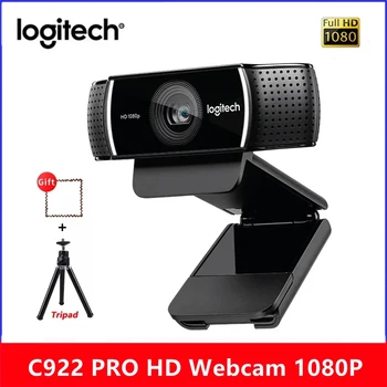 Logitech Webkamera C922 Pro HD 1080P Autofókusz Beépített Mikrofon HD Stream Horgony Kamera Állvány