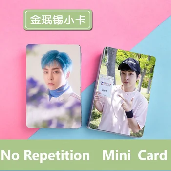 Series1 Nem Ismétlés XIUMIN Min-seok Kim Mini Kártya Tárca Lomo Kártya Fénykép Album a Rajongók Ajándék