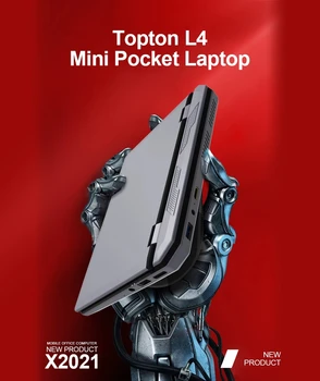Topton Pocket Mini Laptop 7 Hüvelykes érintőképernyő J4105 J4125 12GB DDR4 Max 2TB Notebook Ultrabook 2.0 MP Netbook Windows 11