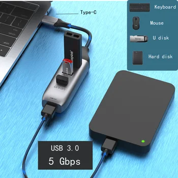 Usb hub Számítógép, laptop, tartozékok többfunkciós Elosztó Adapter Usb elosztó C-Típusú USB 3.0 dokkoló állomás, c-Típusú átalakító