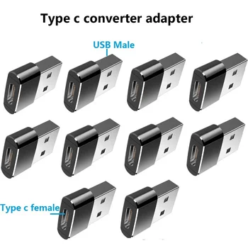 50pcs OTG Típus c-Micro USB-C Típusú Usb 3.0 Női Adapter Univerzális Mobiltelefon Adatok Vonal Töltő Átalakító