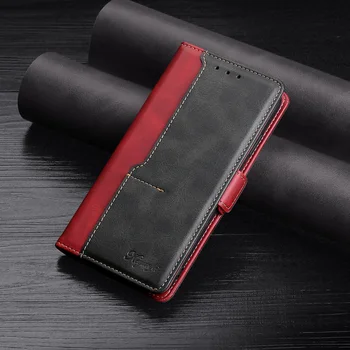 A Realme GT Neo 5 Telefon Esetében Oldalon mágneses csat Flip PU bőr Pénztárcát Realme GT3 V30 5G V30T C55 4G tok Memóriakártya-foglalat