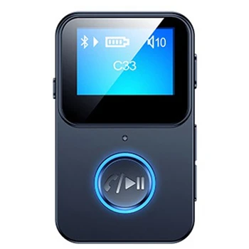 Bluetooth 5.0 Audio Receiver Adapter, Bluetooth, MP3 Lejátszó Képernyőn, Támogatja a Távirányító Fotózás