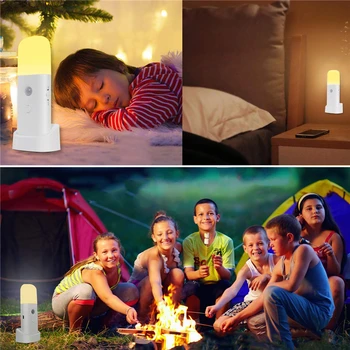 E2 Mozgásérzékelő Night Lights Beltéri USB Újratölthető Szabályozható LED Hordozható mozgásérzékelős Gyerek Szoba, Hálószoba Éjjeli Lámpa