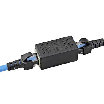 Ethernet-Kábel Cat6 2db RJ45 Női Csatoló Cat5/LAN Bővítő Adapter Csatlakozó