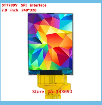 IPS 2.0 Hüvelyk 12PIN HD TFT LCD Hegesztés Teljes Képernyőn ST7789V Chip 240(RGB)*320 MCU 51 STM32 Felület