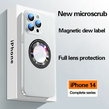 IPhone 14 Pro Max telefon esetében iPhone14 Mágneses szívó Anti-őszi Magsafe Ultra-vékony, Új frosted13comes objektív film 12plus