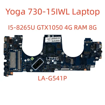 LA-G541P Alaplap A Lenovo Yoga 730-15IWL Laptop Alaplap I5-8265U GTX1050 4G 8G RAM 5B20T04950