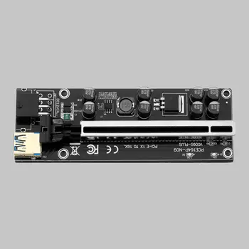 N09 V009S-Plusz PCI-E Kelő Kártya Nagy Sebességű Csökkenti az Alaplap Terhelés USB-Kábelt, PCI-E 1X, hogy 16X SATA Grafikus Kártya Adapter