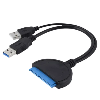 SATA USB 3.0 SATA Kábel USB-C 3.0 SATA Átalakító Kábel, 2,5 Inch Külső SSD/HDD 7+15 Pin Laptop PC
