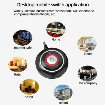 Számítógép Asztali Switch a PC Alaplap Külső Indítsa el a Power On/Off Gombot Hosszabbító Kábel A Home Office Könnyen Telepíthető