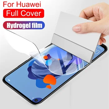 Teljes Védelem, Fólia Huawei P20 P30 P40 Lite E Psmart S Z Hidrogél Fólia Képernyővédő Fólia O Okos 2019 2020 2021 Film