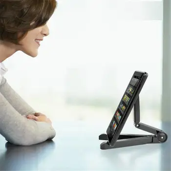 Univerzális Összecsukható Telefon, Tablet Jogosultja Állítható Konzol Asztali Állvány, Állvány Stabilitás Támogatása iPhone 13 MAX iPad
