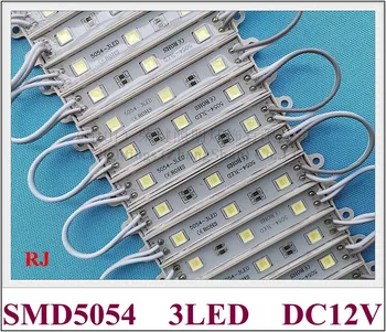 szuper fényes SMD 5054 LED modul LED reklám fény modul iratkozzon DC12V 3led 3*0,5 W 1,5 W vízálló 75(L)*12(W)*6(H) CE