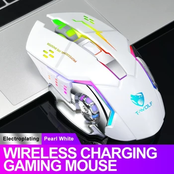 Új Gaming Mouse Esports Újratölthető, Vezeték Nélküli, Néma Egér Hivatal Laptop Kreatív Opto-Elektromos 6 Kulcsok Egér
