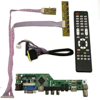 Új TV56 Ellenőrző Testület Monitor Készlet B156XW04 V. 5 V5 TV+HDMI+VGA+AV+USB 15.6